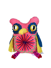 Load image into Gallery viewer, Fun quirky Oregon Based brand "Abrazo Style" create one of a kind colorful stuffies, they are all handcrafted in Mexico