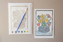 Load image into Gallery viewer, Flower Vase Art Card Kit