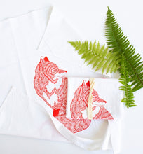 Load image into Gallery viewer, Fox Flour Sack Towel