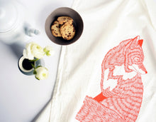 Load image into Gallery viewer, Fox Flour Sack Towel