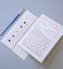 Load image into Gallery viewer, Field of Clover Watercolor Art Kit