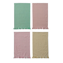 Load image into Gallery viewer, Striped Cotton Tea Towel