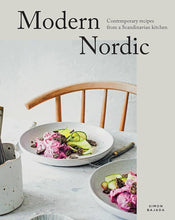 Load image into Gallery viewer, Book cover of 'Modern Nordic' with a plate of food on a table.