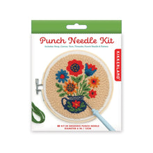 Load image into Gallery viewer, Flower Bouquet Punch Needle Kit