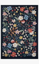 Load image into Gallery viewer, Strawberry Fields Indoor/Outdoor Rug in Black
