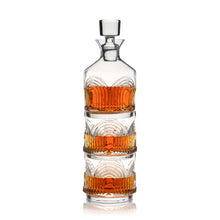 Load image into Gallery viewer, Deco Stacking Decanter and Glasses