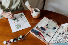 Load image into Gallery viewer, Tropical Florals Paint-By-Numbers kit