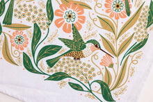 Load image into Gallery viewer, Hummingbird Tea Towel