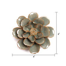 Load image into Gallery viewer, Ceramic Flowers / Dusty Green Rose