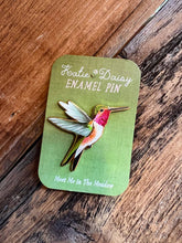 Load image into Gallery viewer, Hummingbird Enamel Pin