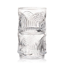 Load image into Gallery viewer, Set of 2 Deco Lowball Glasses