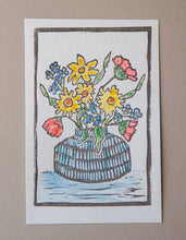 Load image into Gallery viewer, Flower Vase Art Card Kit