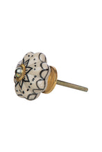 Load image into Gallery viewer, Scalloped ceramic knob