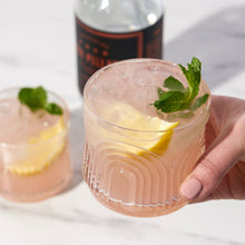 Load image into Gallery viewer, Set of 2 Deco Lowball Glasses