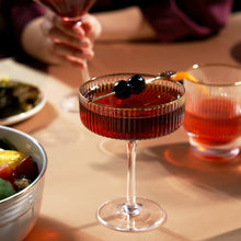 Load image into Gallery viewer, Set of 2 Crystal Coupe Glasses