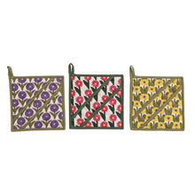 Load image into Gallery viewer, Floral Print Pot Holder
