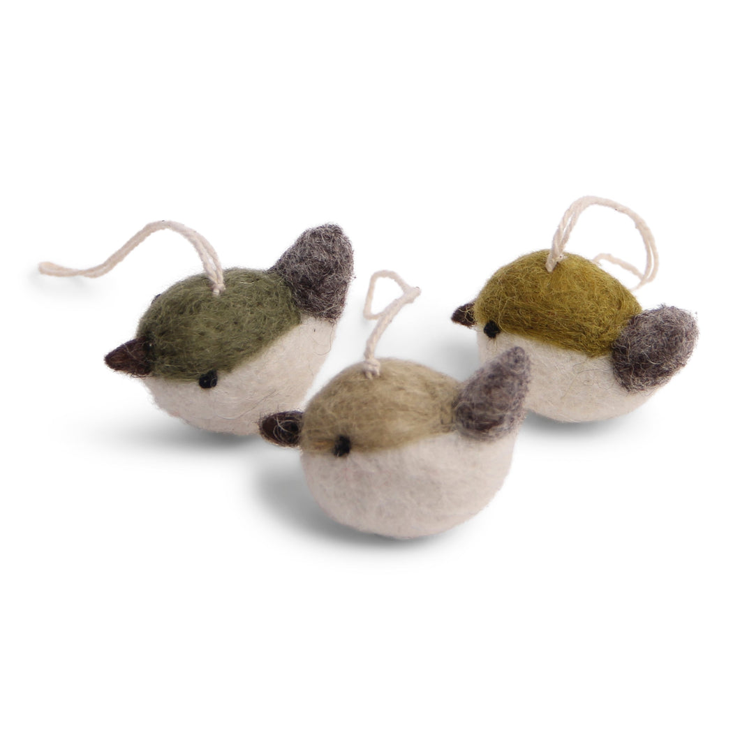 Mini Felt Bird Ornament