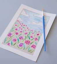 Load image into Gallery viewer, Field of Clover Watercolor Art Kit
