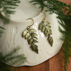 Fern earrings