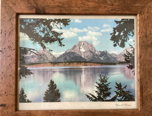 Mt Moran vintage print