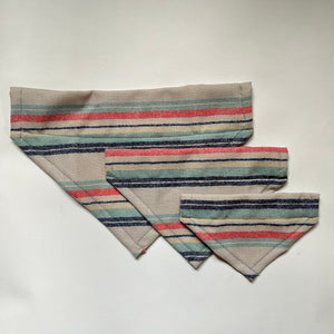 Dog Bandana in Stripe Pendleton