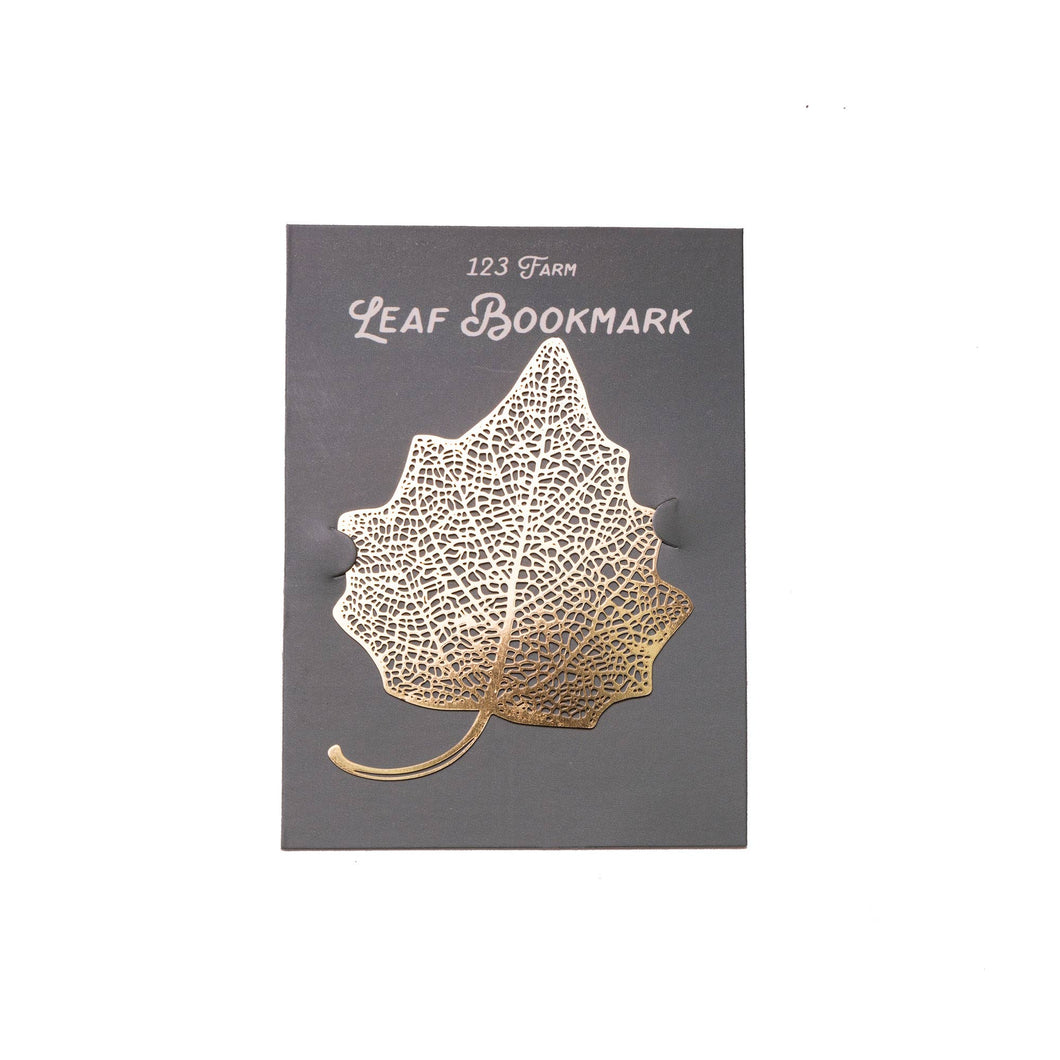 Metal Leaf Bookmark 