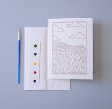 Load image into Gallery viewer, Field of Clover Watercolor Art Kit
