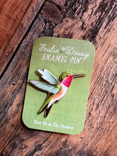 Load image into Gallery viewer, Hummingbird Enamel Pin 
