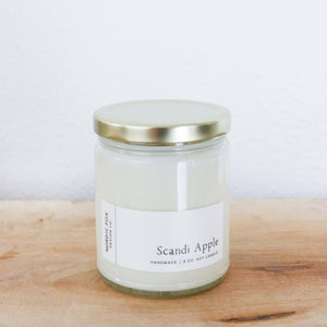 Scandi Apple Candle