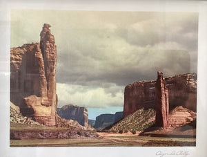 Canyon de chelly vintage print