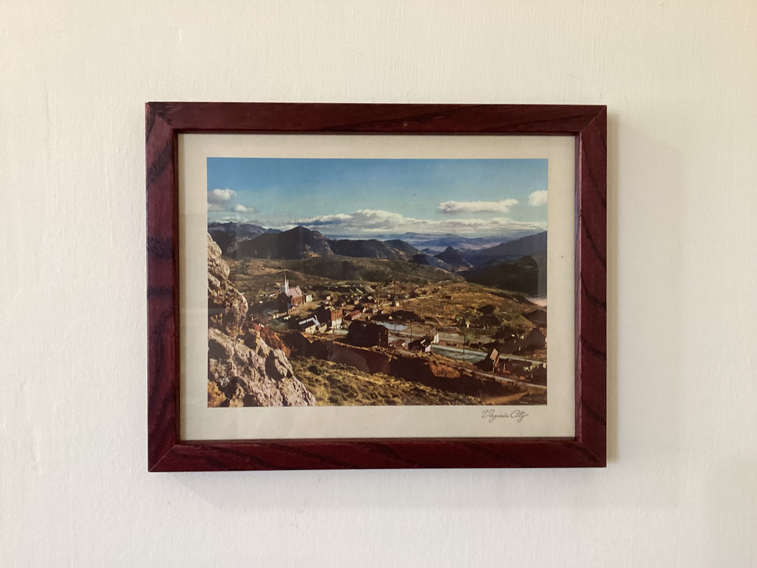 Virginia city vintage print