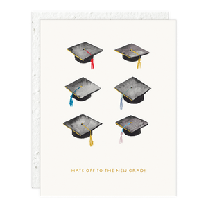 Hats Off Graduation Card