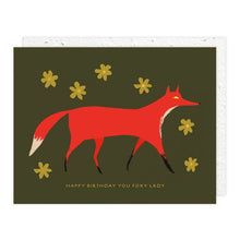 Load image into Gallery viewer, Foxy Birthday Card
