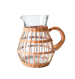 Rattan Cage Pitcher