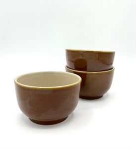 Poterie Renault Small Brown Bowls