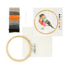 Load image into Gallery viewer, Bird Mini Cross Stitch Kit
