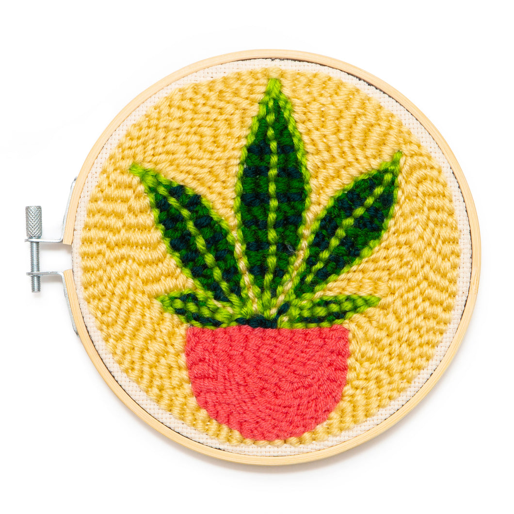 Houseplant Punch Needle Kit