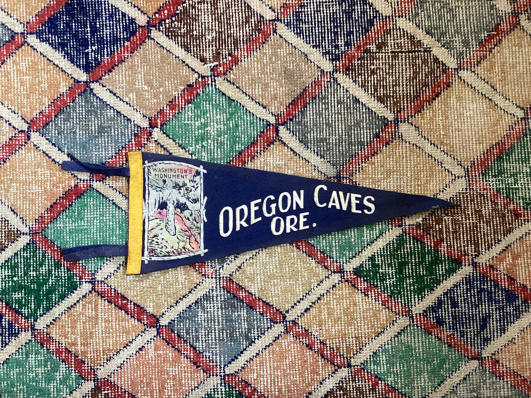 Vintage Oregon Caves Flag