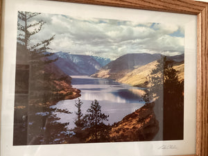 Lake Chelan Vintage Print