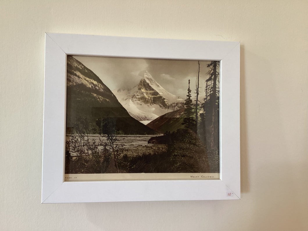 Mt Columbia Vintage Print