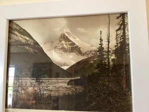 Mt Columbia Vintage Print