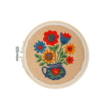 Load image into Gallery viewer, Flower Bouquet Punch Needle Kit
