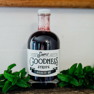 Marionberry Mint Syrup