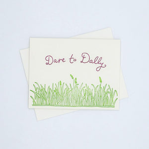 Dare to Dally card