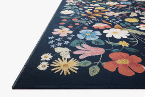 Strawberry Fields Indoor/Outdoor Rug in Black