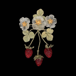 Strawberry brooch