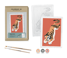 Load image into Gallery viewer, Tiger Pounce Paint by Number Kit
