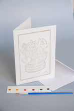 Load image into Gallery viewer, Flower Vase Art Card Kit
