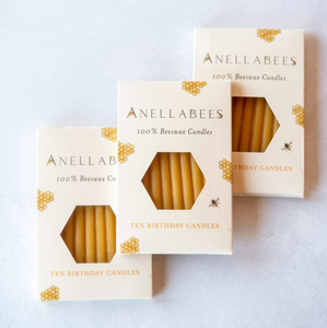 Beeswax Birthday Candles