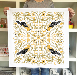 Goldfinch Tea Towel